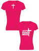 Ladies V-Neck - Cross - Active Edge