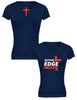 Ladies V-Neck - Cross - Active Edge