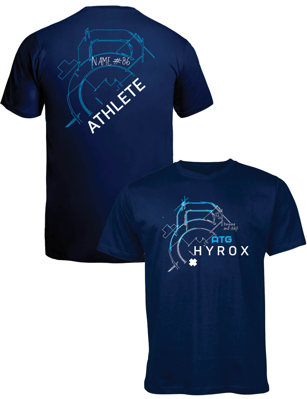 Universal Premium Tee -  HYROX - ATG Crossfit