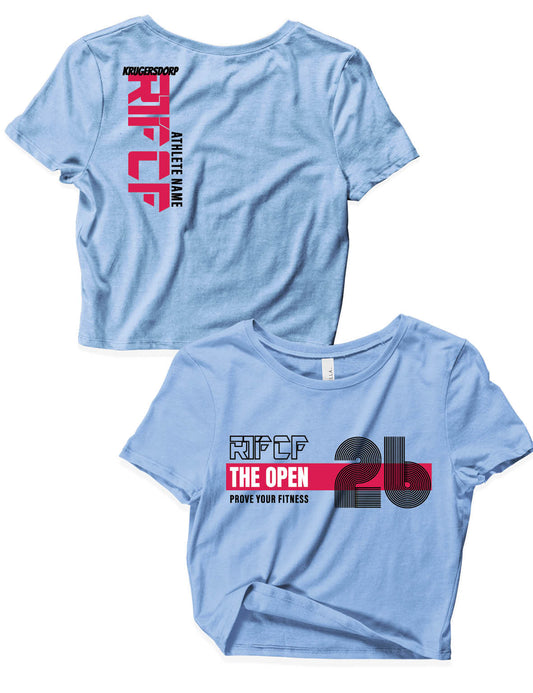Ladies Crop Top - Open 2026 - RTF Crossfit