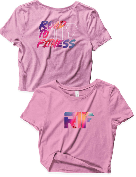 Ladies White Crop Tops - RTF Colour - RTF CF