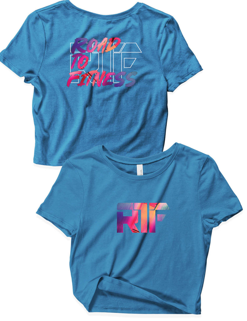 Ladies White Crop Tops - RTF Colour - RTF CF