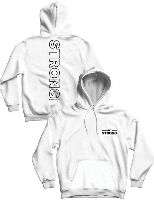 Premium Unisex Hoodie 310gsm - Get Strong - Strong By Mika