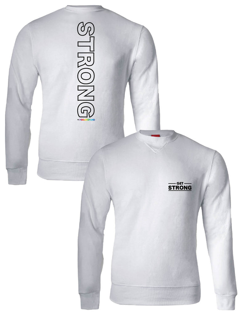 Crew Neck Sweater - Get Strong - Strong By Mika