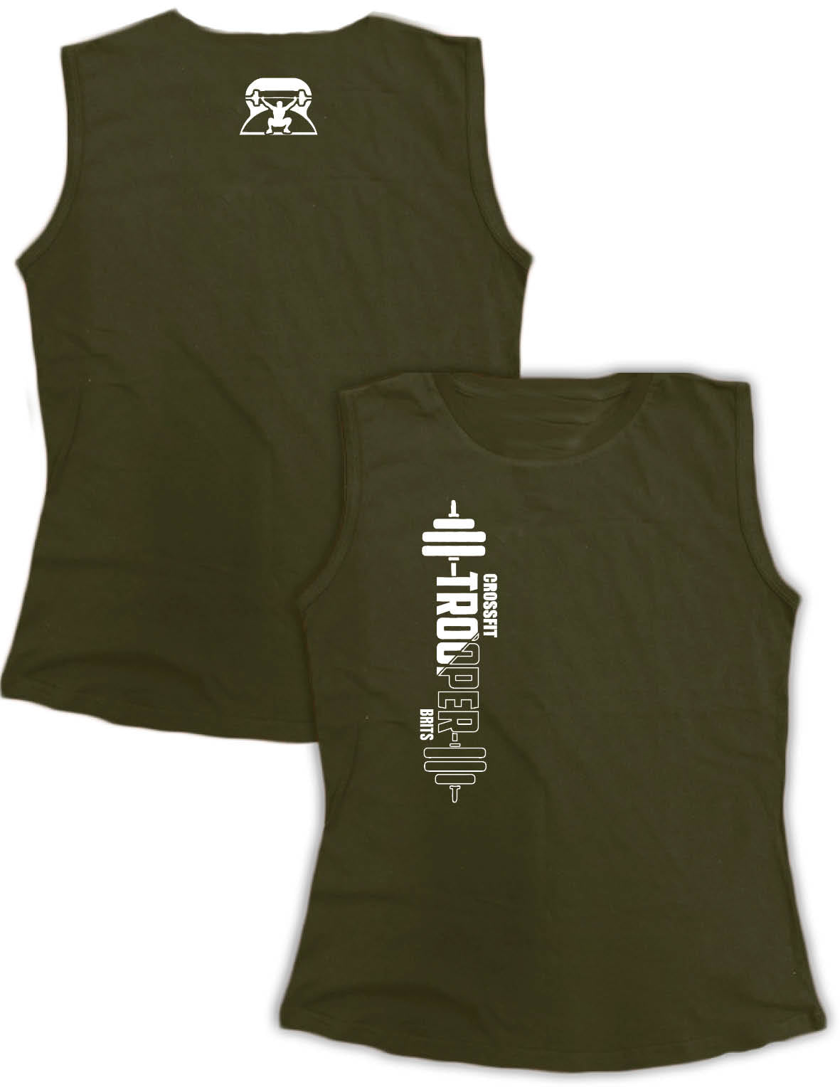 Ladies Everyday Tank Tops - Logo Plain - Trooper