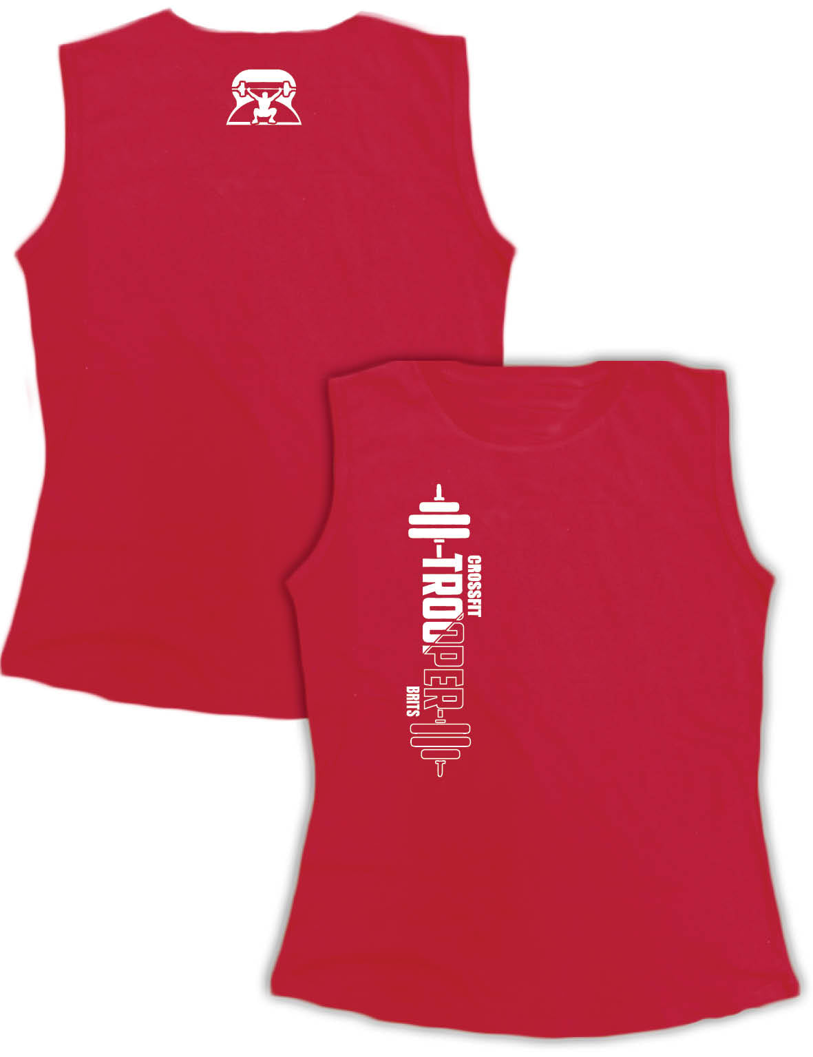 Ladies Everyday Tank Tops - Logo Plain - Trooper