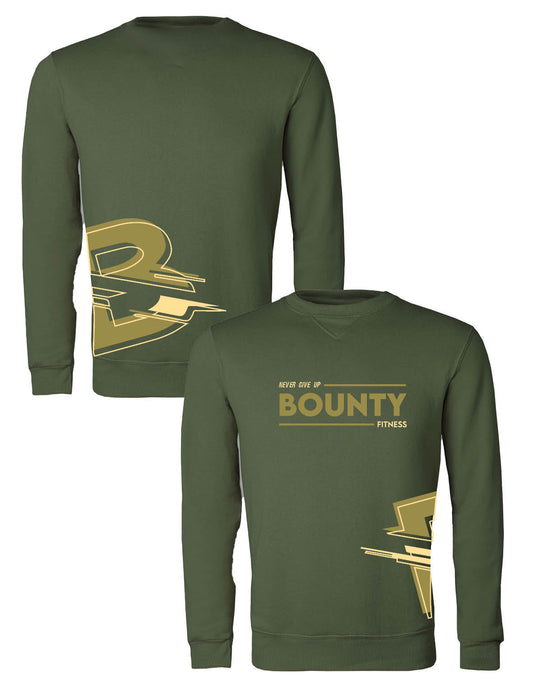 Crew Neck Sweater - Logo Side - Bounty Fitness - AMRAP