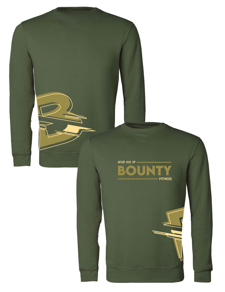 Crew Neck Sweater - Logo Side - Bounty Fitness - AMRAP