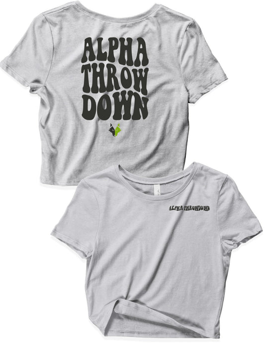 Ladies Crop Top - Alpha Throwdown - Waya Fitness - AMRAP