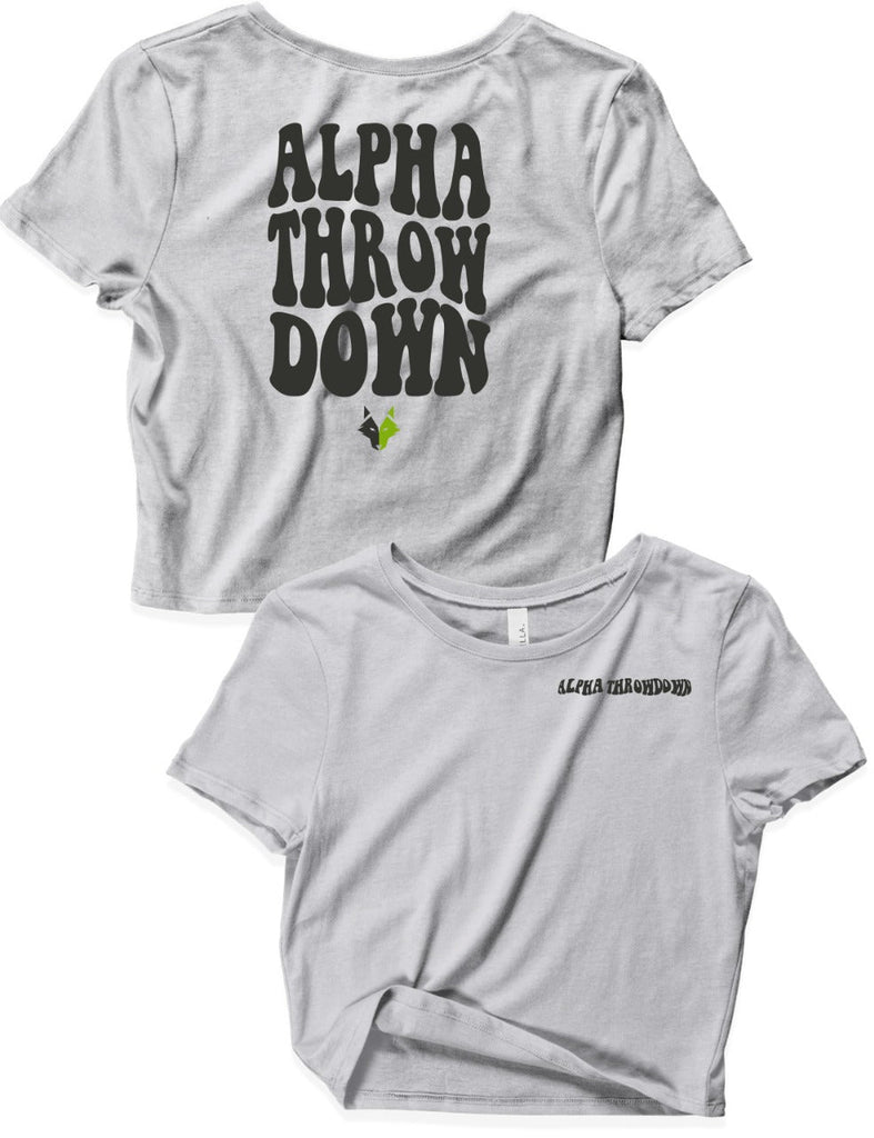 Ladies Crop Top - Alpha Throwdown - Waya Fitness - AMRAP