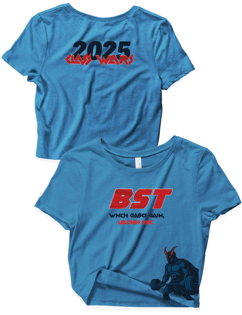 Ladies Crop Top - Class Wars PM - Crossfit BST - AMRAP