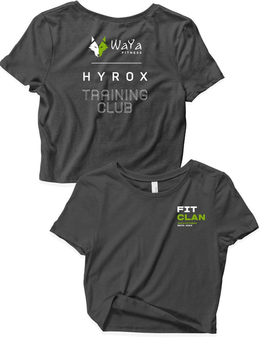 Ladies Crop Top - Hyrox - Waya Fitness - AMRAP