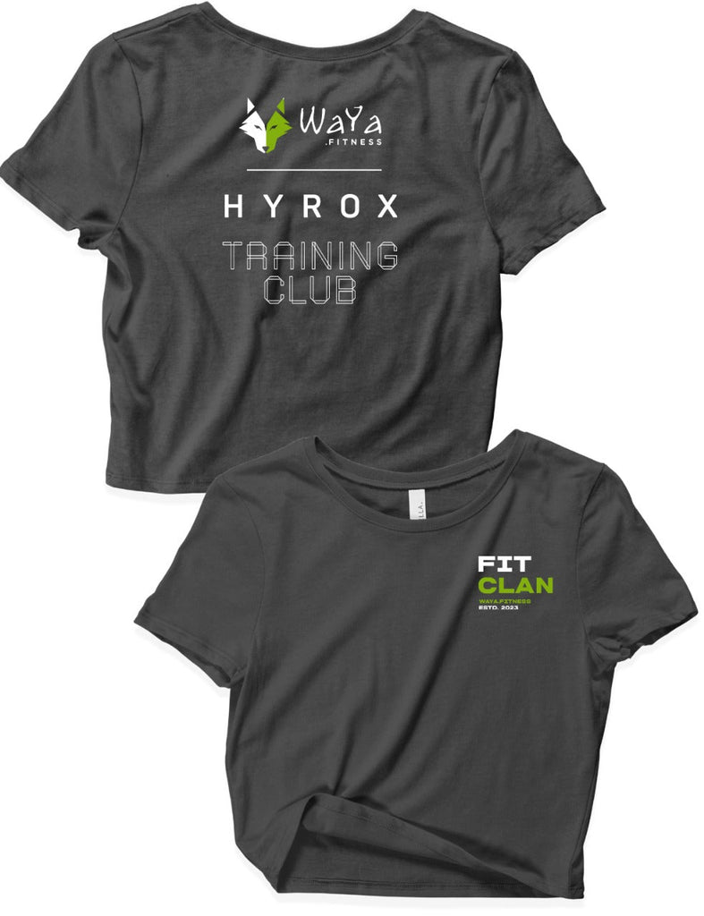 Ladies Crop Top - Hyrox - Waya Fitness - AMRAP