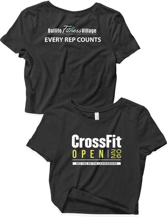 Ladies Crop Top - OPEN 2026 - Ballito Fitness - AMRAP
