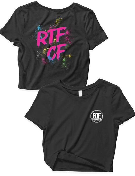 Ladies Crop Top - Paint - RTF CF - AMRAP