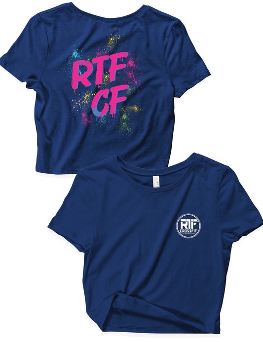 Ladies Crop Top - Paint - RTF CF - AMRAP