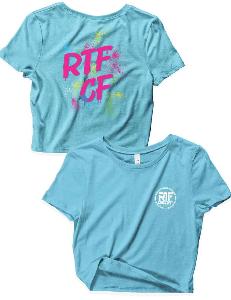 Ladies Crop Top - Paint - RTF CF - AMRAP