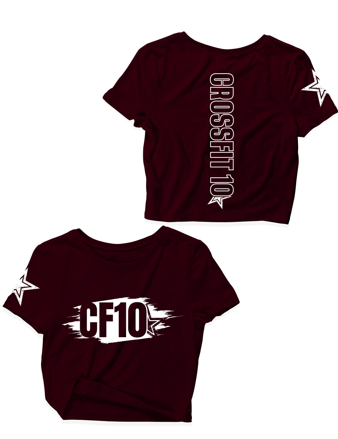 Ladies Crop Tops - 10Star - CF10 - AMRAP INDUSTRIES