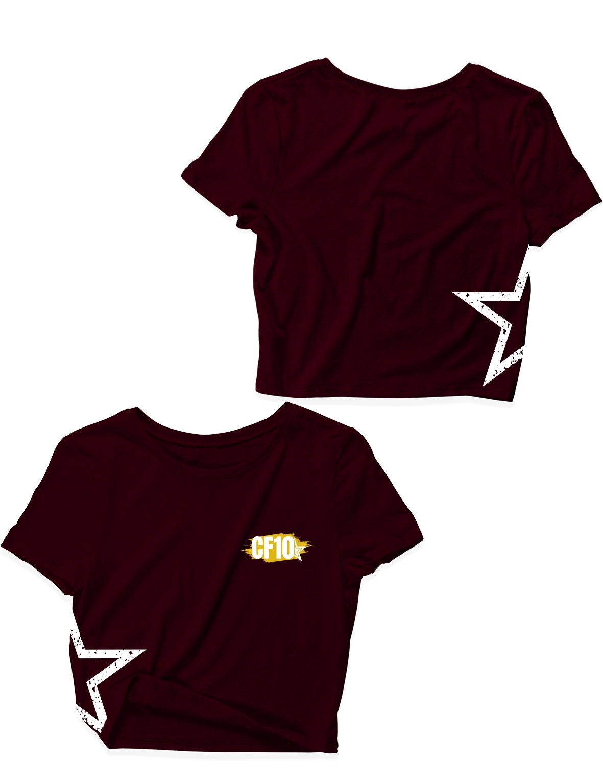 Ladies Crop Tops - 10Star - CF10 - AMRAP INDUSTRIES