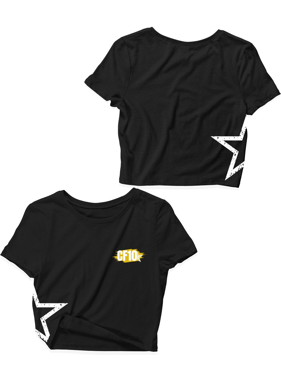 Ladies Crop Tops - 10Star - CF10 - AMRAP INDUSTRIES