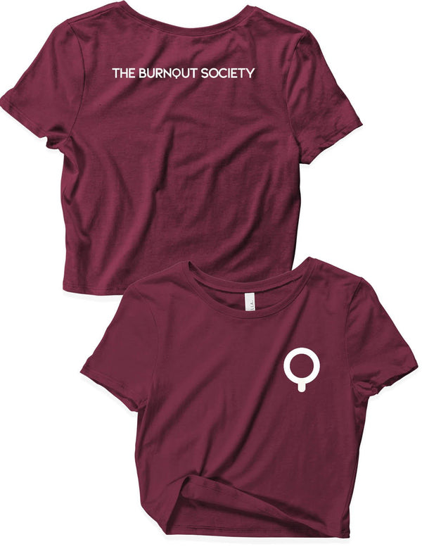 Ladies Crop Tops - Burnout Society - F45 - AMRAP