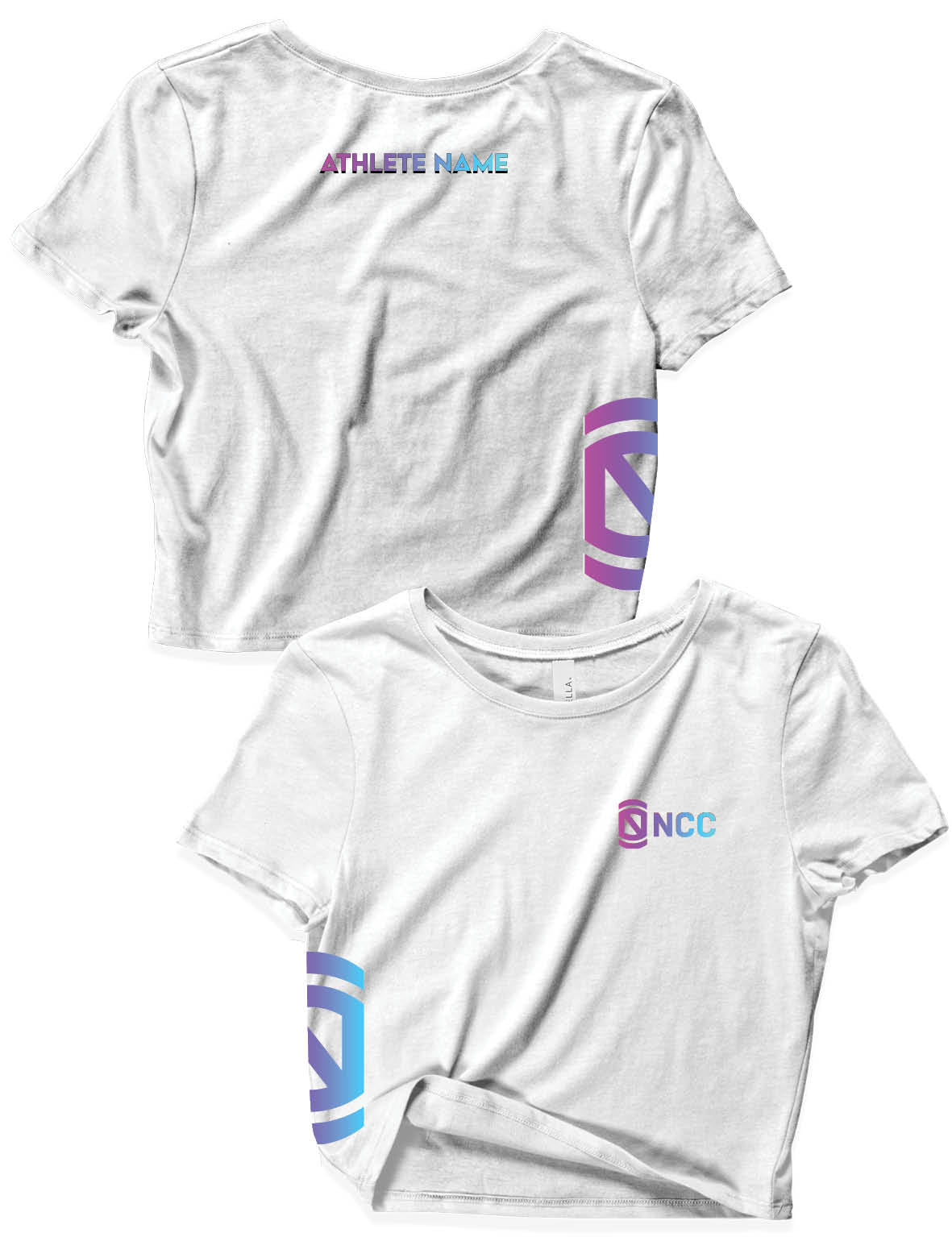 Ladies Crop Tops - Gradient - Northcliff Crossfit - AMRAP