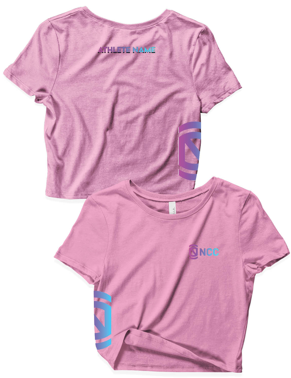 Ladies Crop Tops - Gradient - Northcliff Crossfit - AMRAP