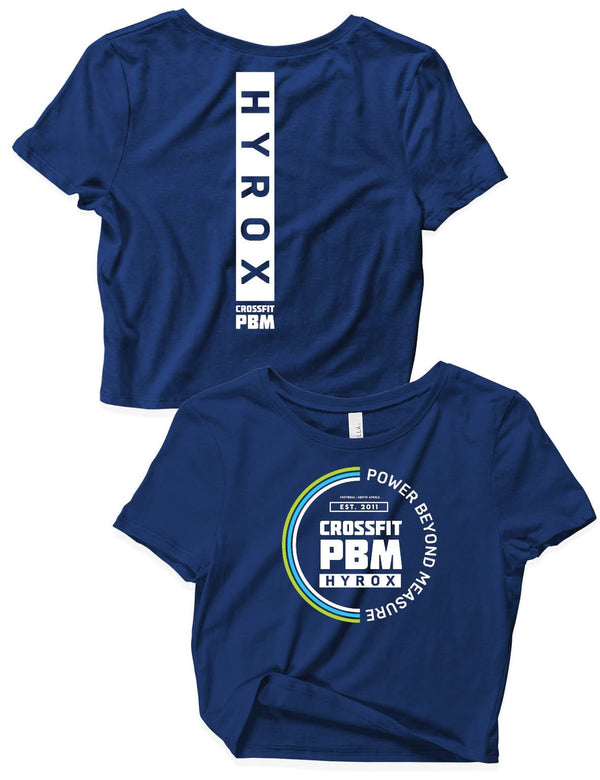 Ladies Crop Tops - Hyrox Circle - PBM - AMRAP