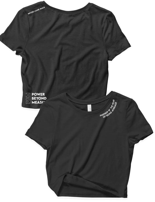 Ladies Crop Tops - Never look back - PBM - AMRAP