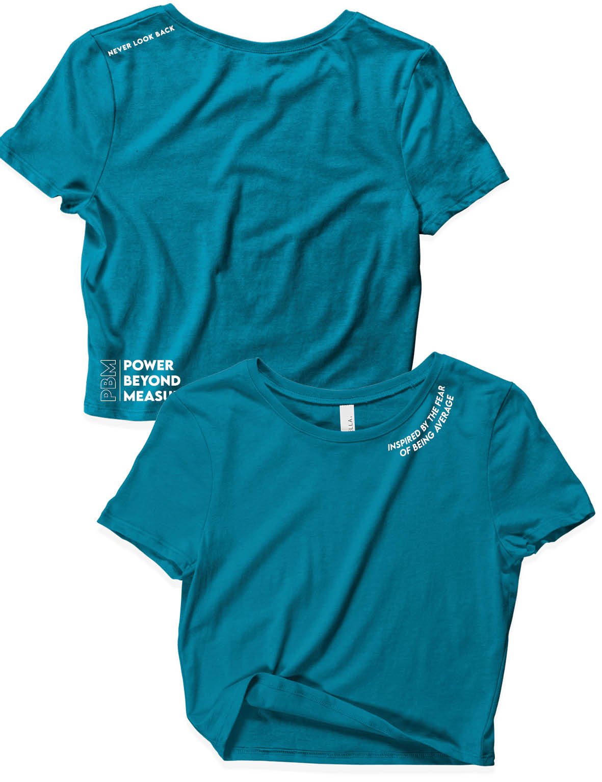 Ladies Crop Tops - Never look back - PBM - AMRAP