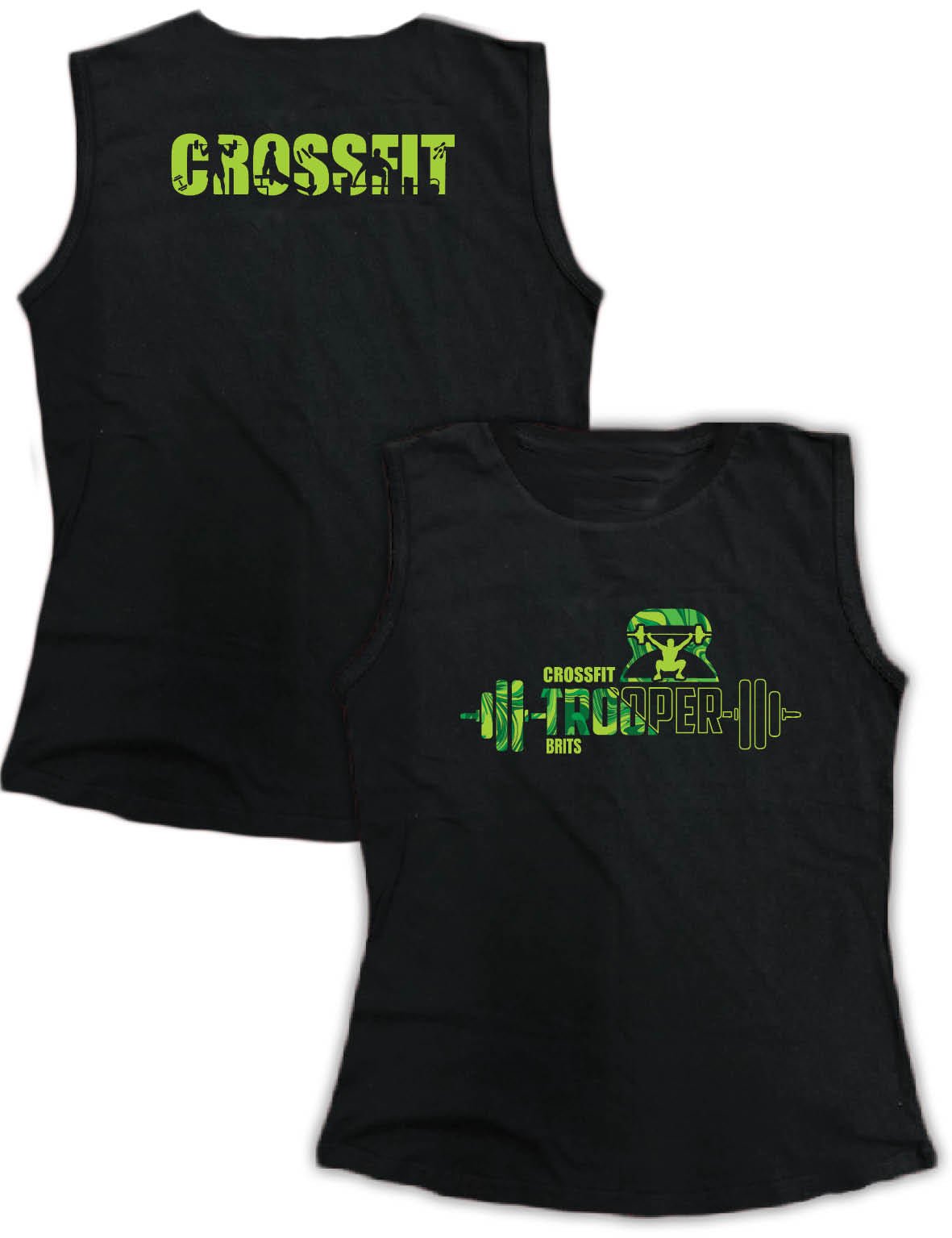 Ladies Everyday Tank Tops - Bright Camo - Trooper - AMRAP