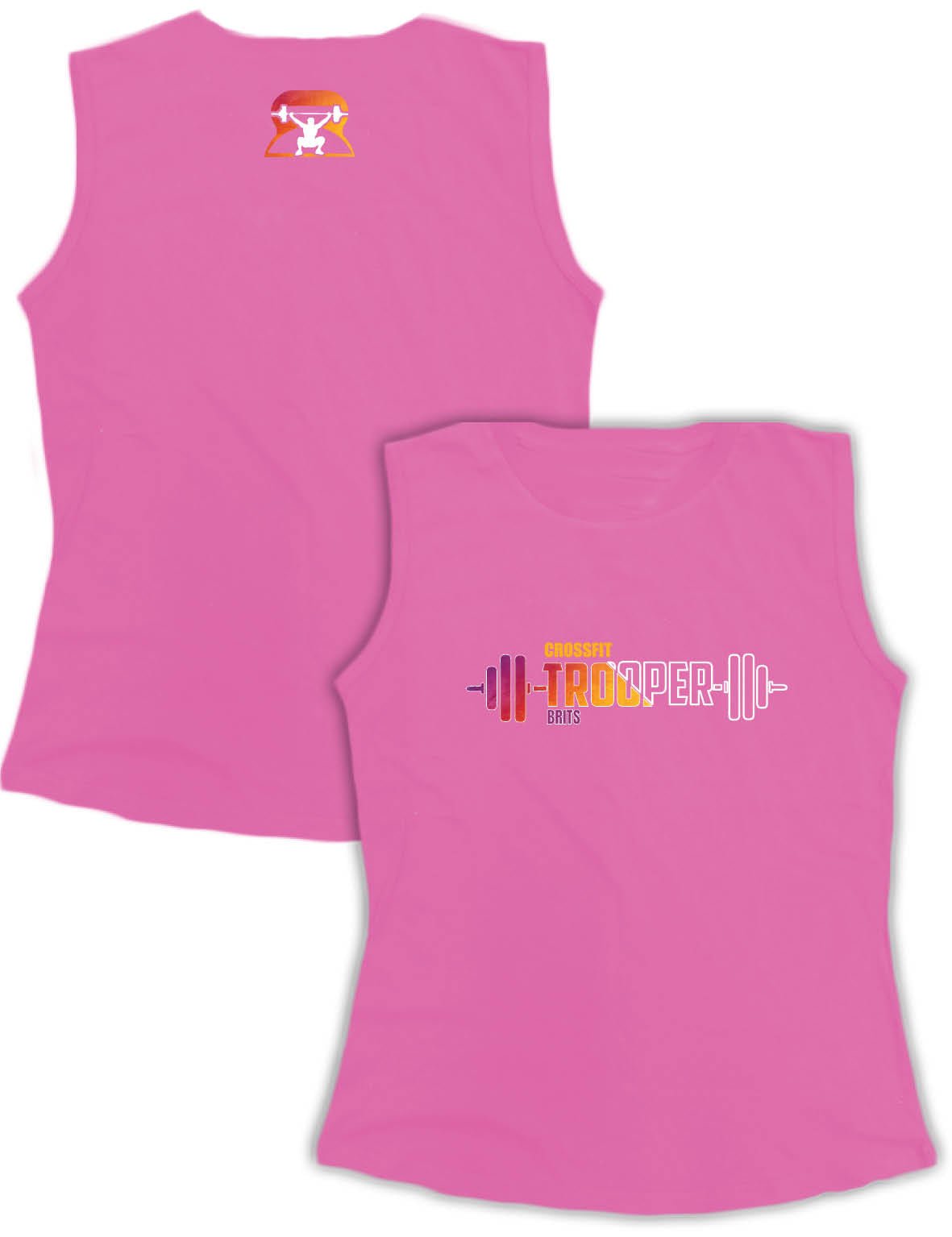 Ladies Everyday Tank Tops - Rainbow - Trooper - AMRAP