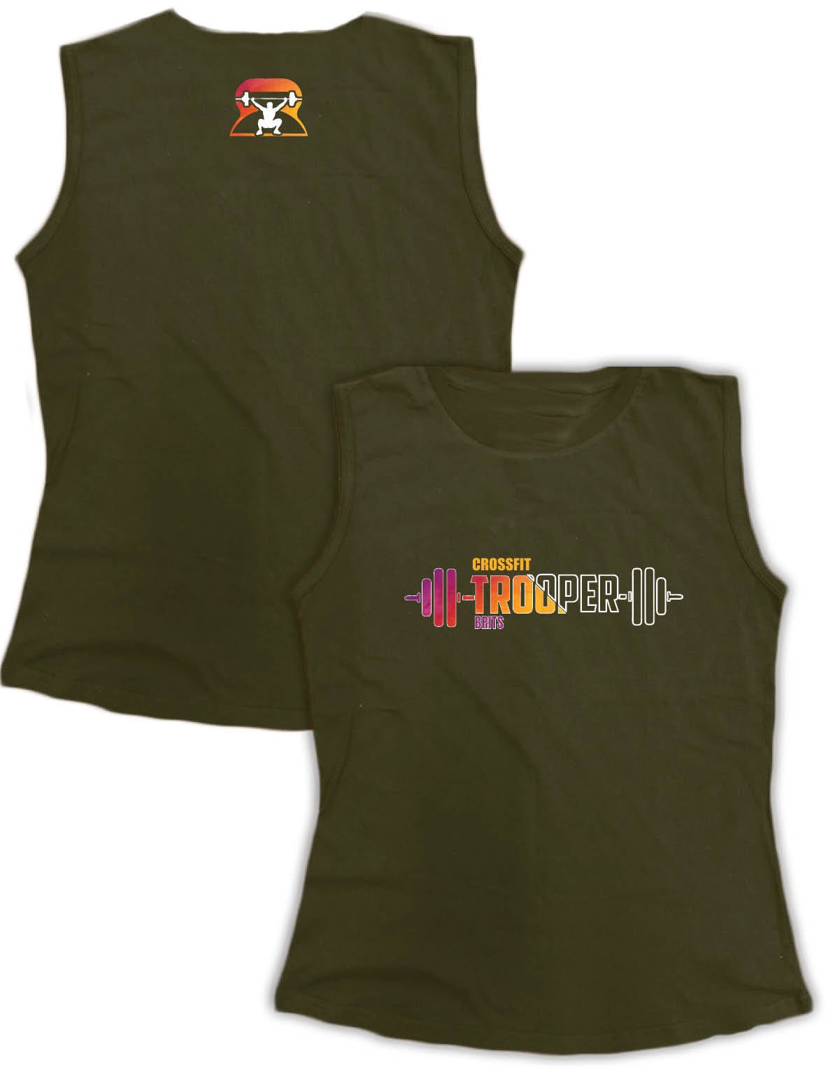 Ladies Everyday Tank Tops - Rainbow - Trooper - AMRAP