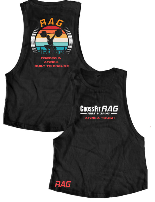 Ladies Muscle Tank Tops - Africa Tought - RAG - AMRAP