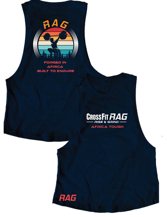 Ladies Muscle Tank Tops - Africa Tought - RAG - AMRAP