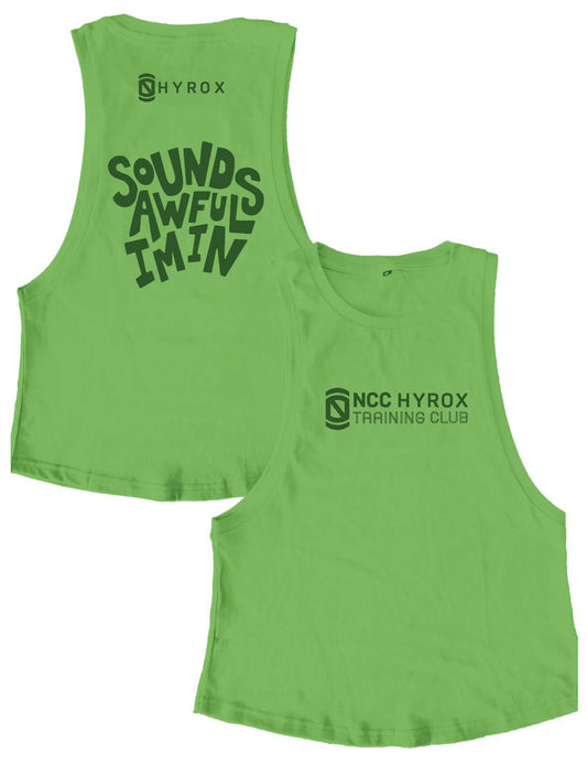 Ladies Muscle Tank Tops - Awful - Northcliff Crossfit - AMRAP