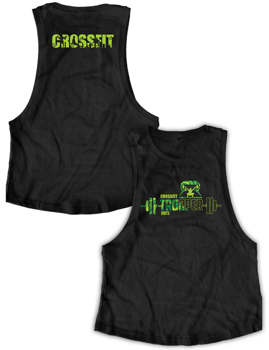 Ladies Muscle Tank Tops - Bright Camo - Trooper - AMRAP