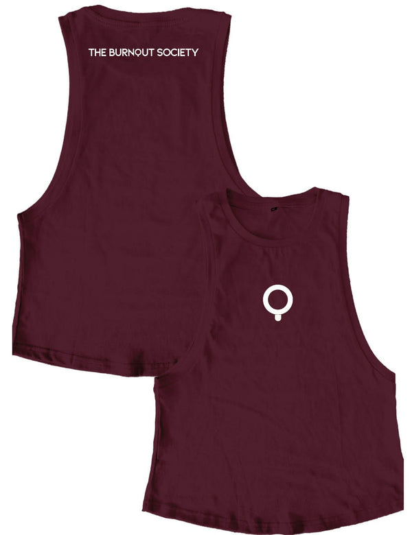 Ladies Muscle Tank Tops - Burnout Society - F45 - AMRAP