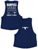 Ladies Muscle Tank Tops - Burpees - Kingsley - AMRAP