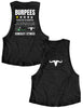 Ladies Muscle Tank Tops - Burpees - Kingsley - AMRAP