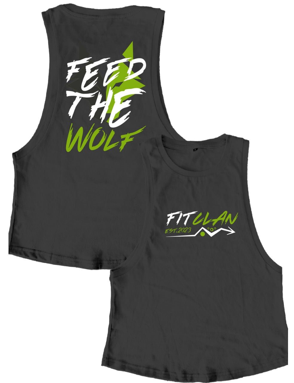 Ladies Muscle Tank Tops - Feed The Wolf - Waya Fitness - AMRAP