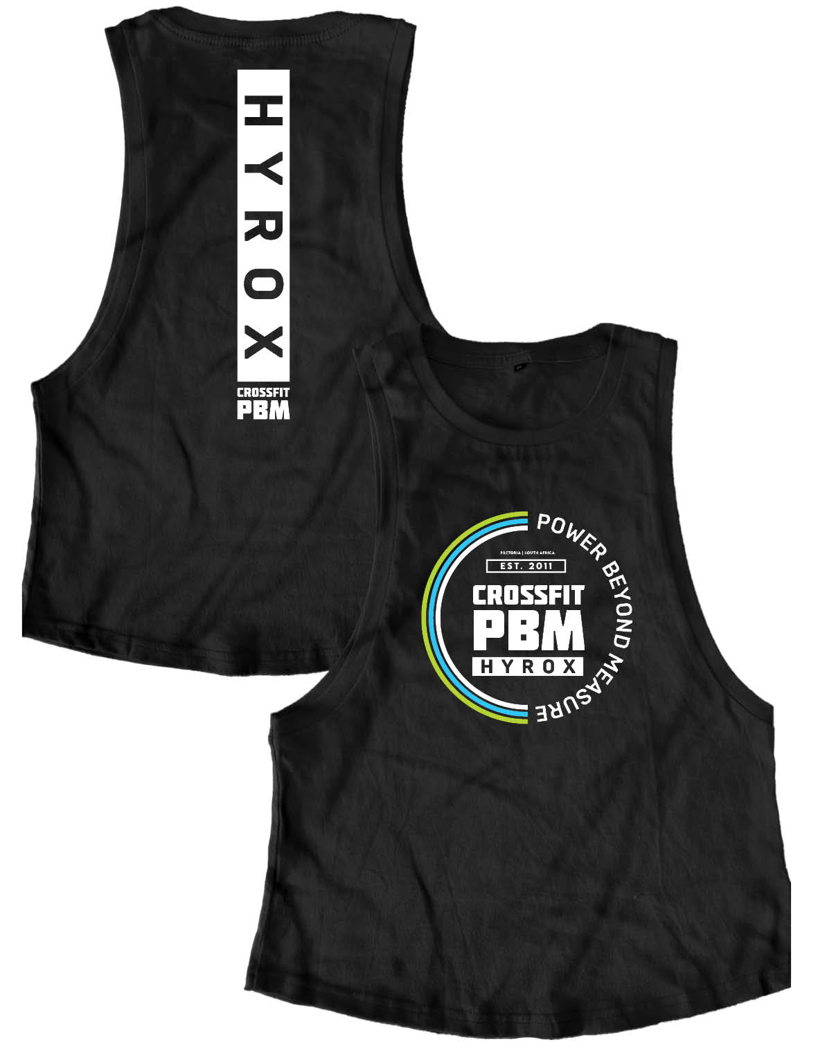Ladies Muscle Tank Tops - Hyrox Circle - PBM - AMRAP