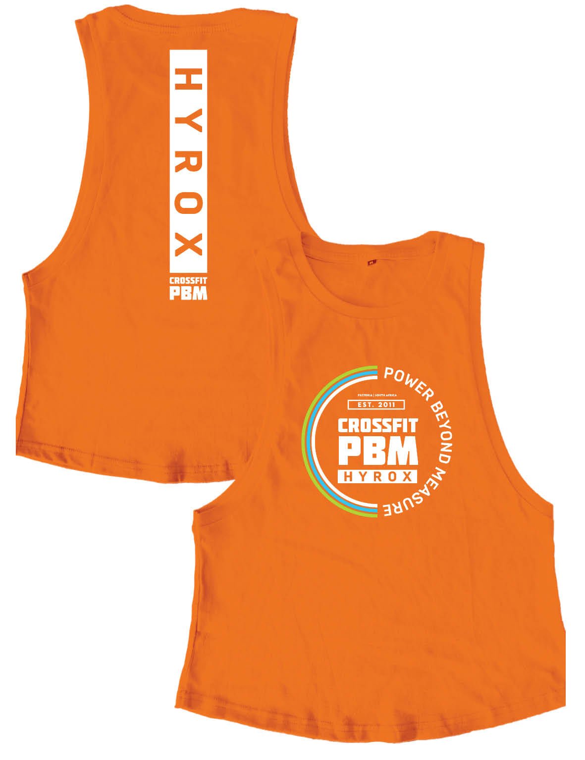 Ladies Muscle Tank Tops - Hyrox Circle - PBM - AMRAP