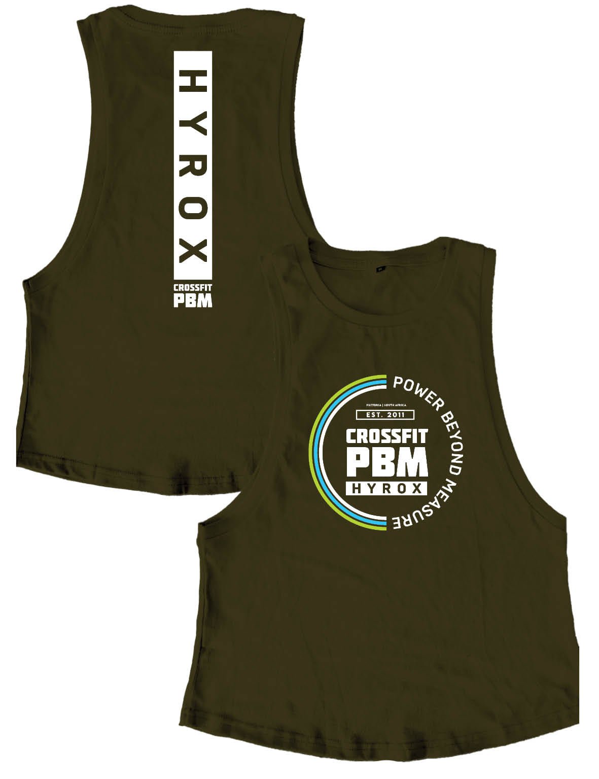 Ladies Muscle Tank Tops - Hyrox Circle - PBM - AMRAP
