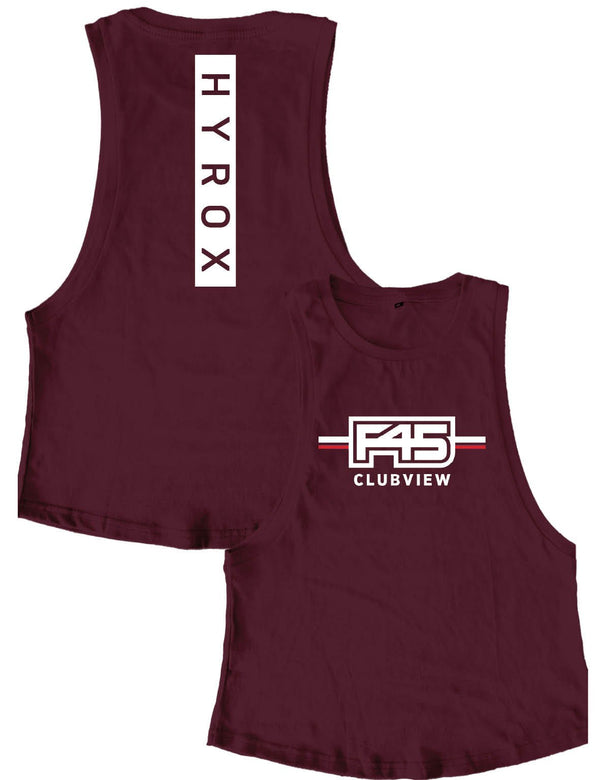 Ladies Muscle Tank Tops - Hyrox - F45 - AMRAP