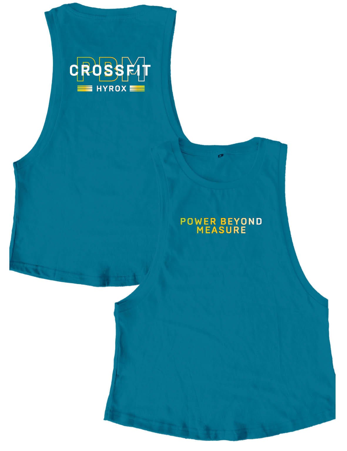 Ladies Muscle Tank Tops - Hyrox Gradient - PBM - AMRAP
