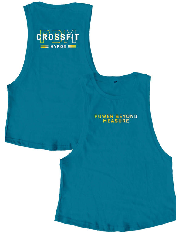 Ladies Muscle Tank Tops - Hyrox Gradient - PBM - AMRAP