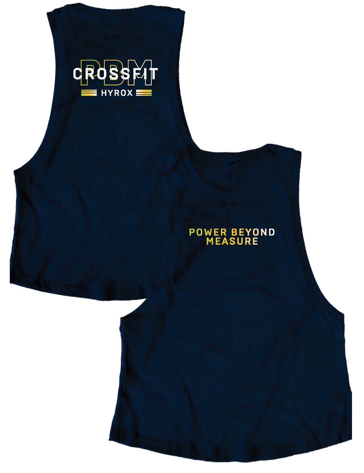 Ladies Muscle Tank Tops - Hyrox Gradient - PBM - AMRAP