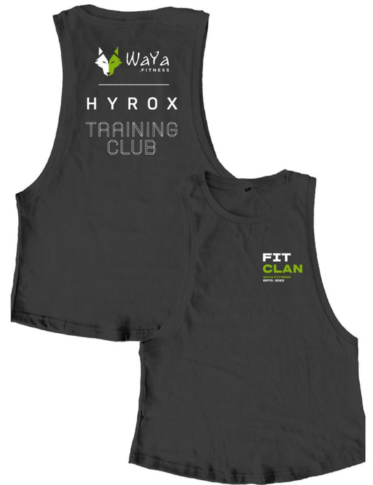 Ladies Muscle Tank Tops - HYROX - Waya Fitness - AMRAP