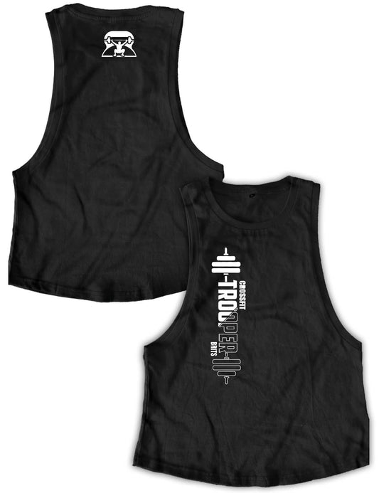 Ladies Muscle Tank Tops - Logo Plain - Trooper - AMRAP